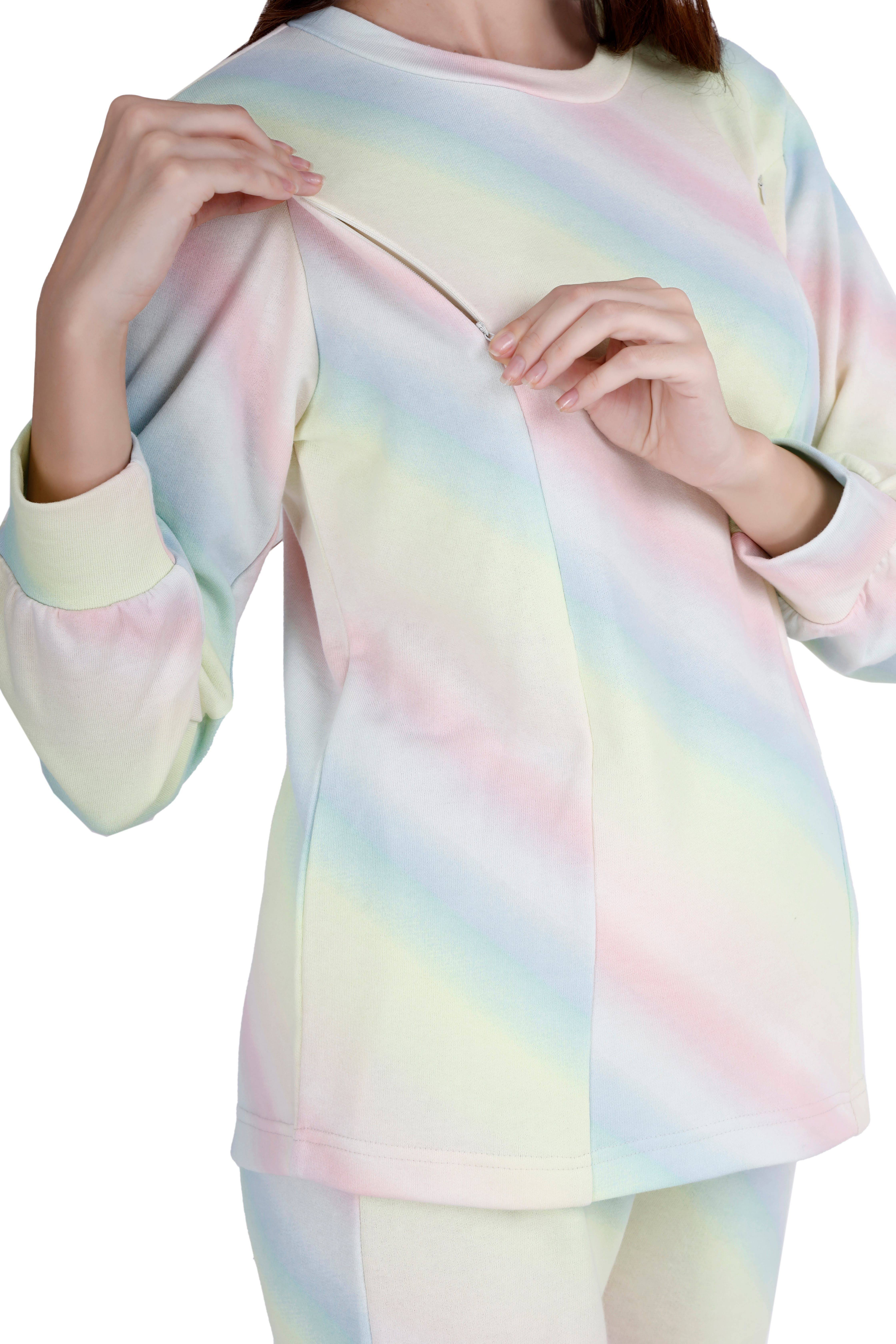 Women's Multi-Colored Rainbow Coord Set thumbnail 5